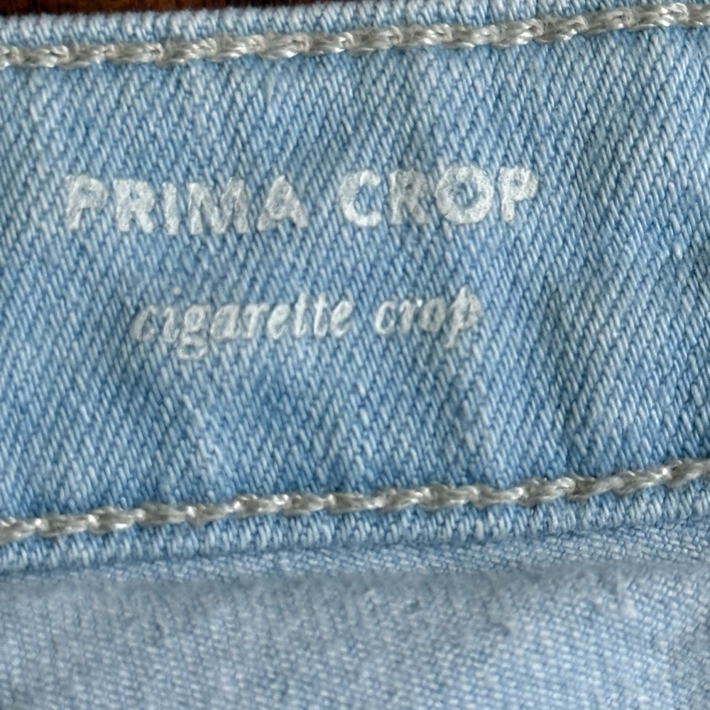 AG Jeans Prima Cigarette Crop Size 28 Light Blue - Picture 5 of 8